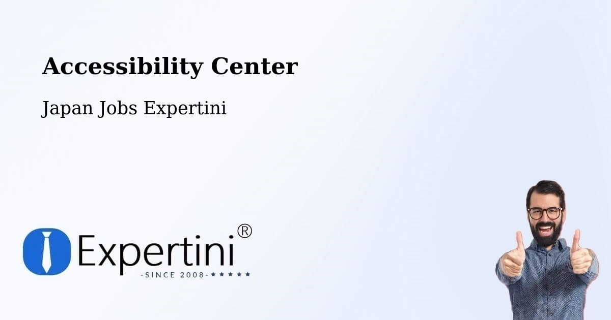 Accessibility Statement – Chiba - Japan Jobs Expertini